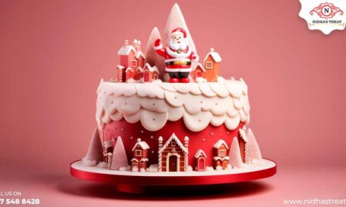 Santa Claus Decorated Cake