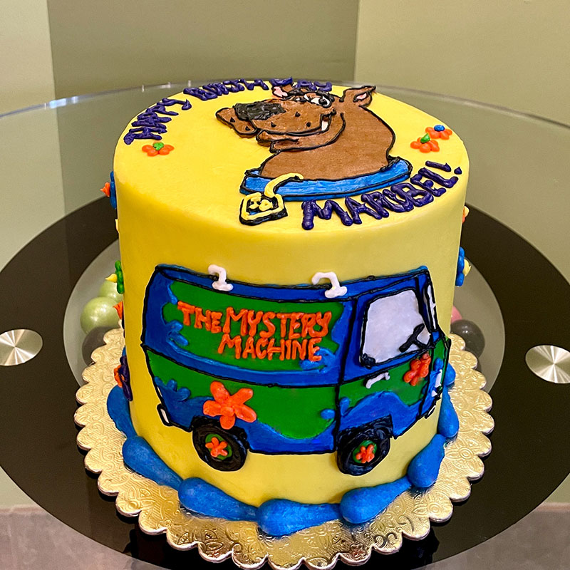 Decorated Scooby Doo Cake