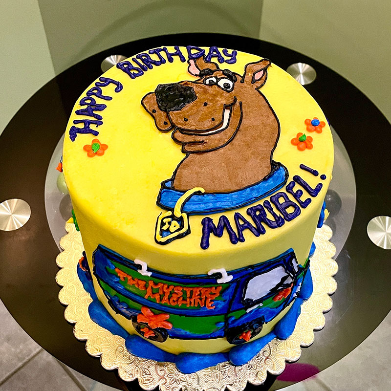 Decorated Scooby Doo Cake