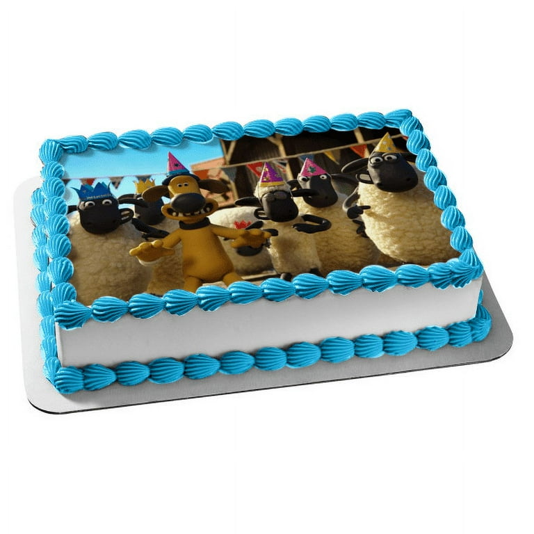 Sheep Decorated Cake