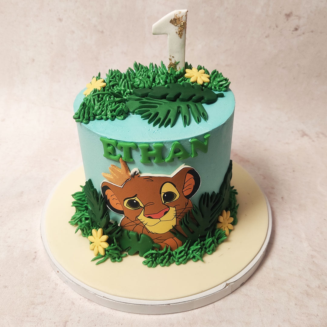 Lion King Decorated Cake