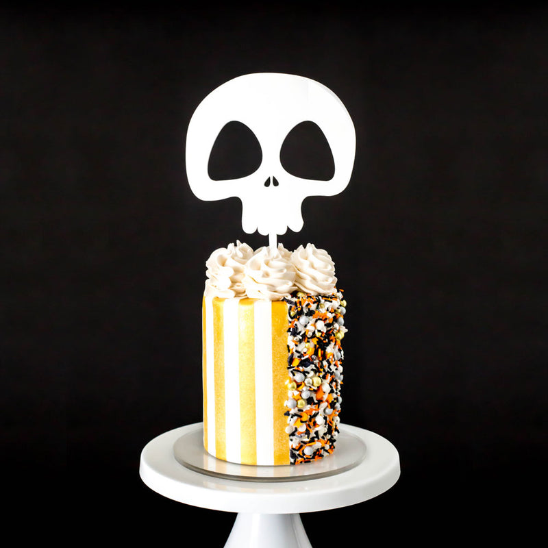 Skull Decorated Cake