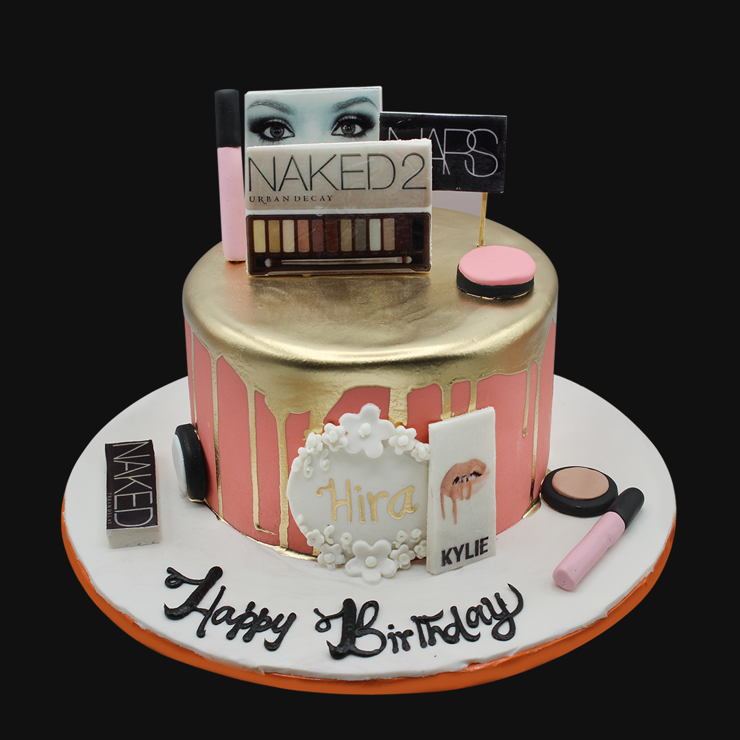 Make Up Decorated Cake