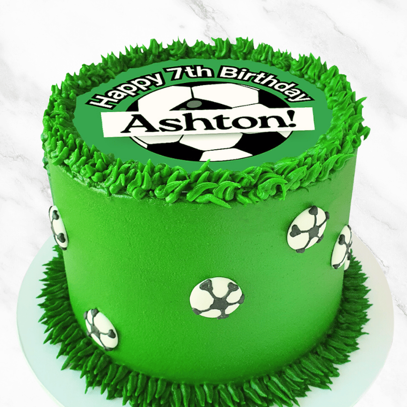 Decorated Football Cake