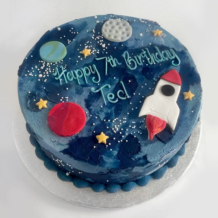 Astronaut Decorated Cake