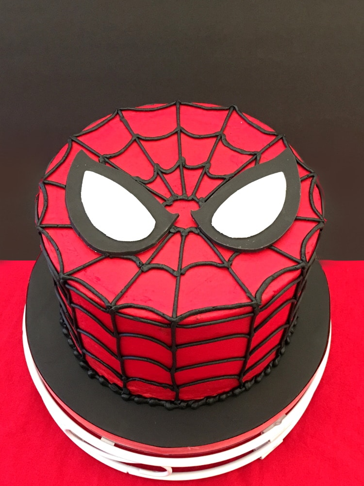 Spider Man Decorated Cake