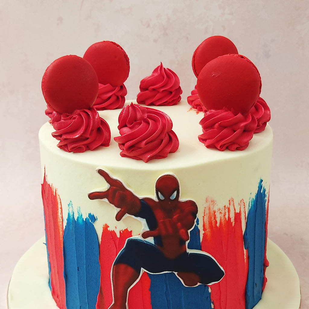 Spider Man Decorated Cake