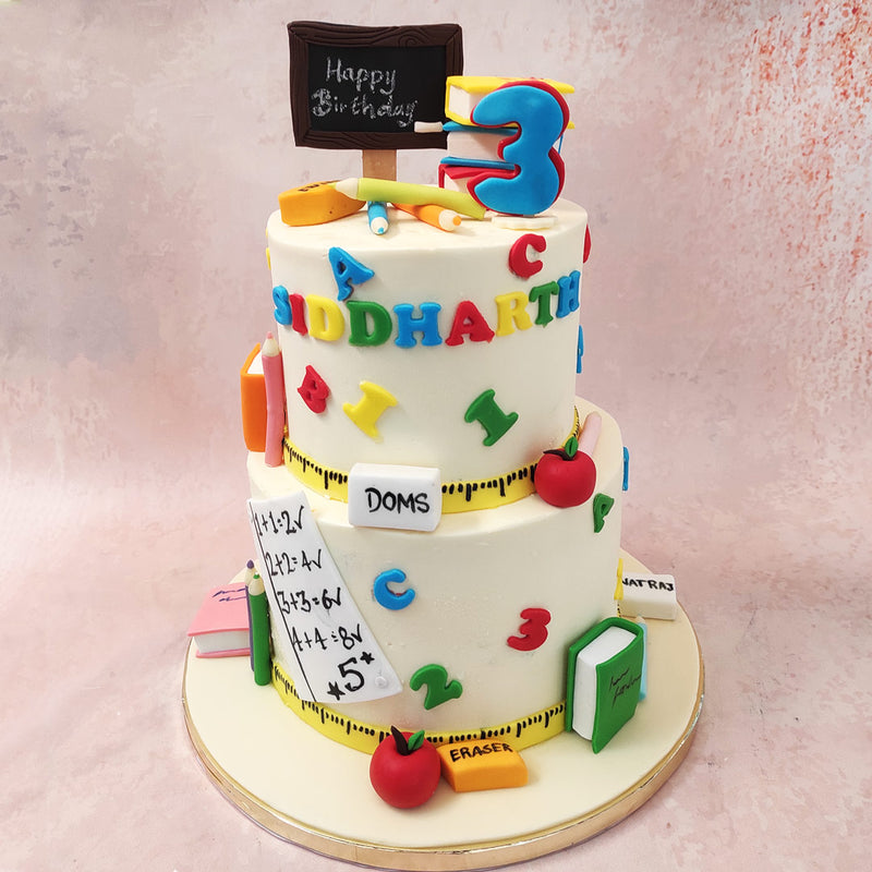 Mathematics Decorated Cake