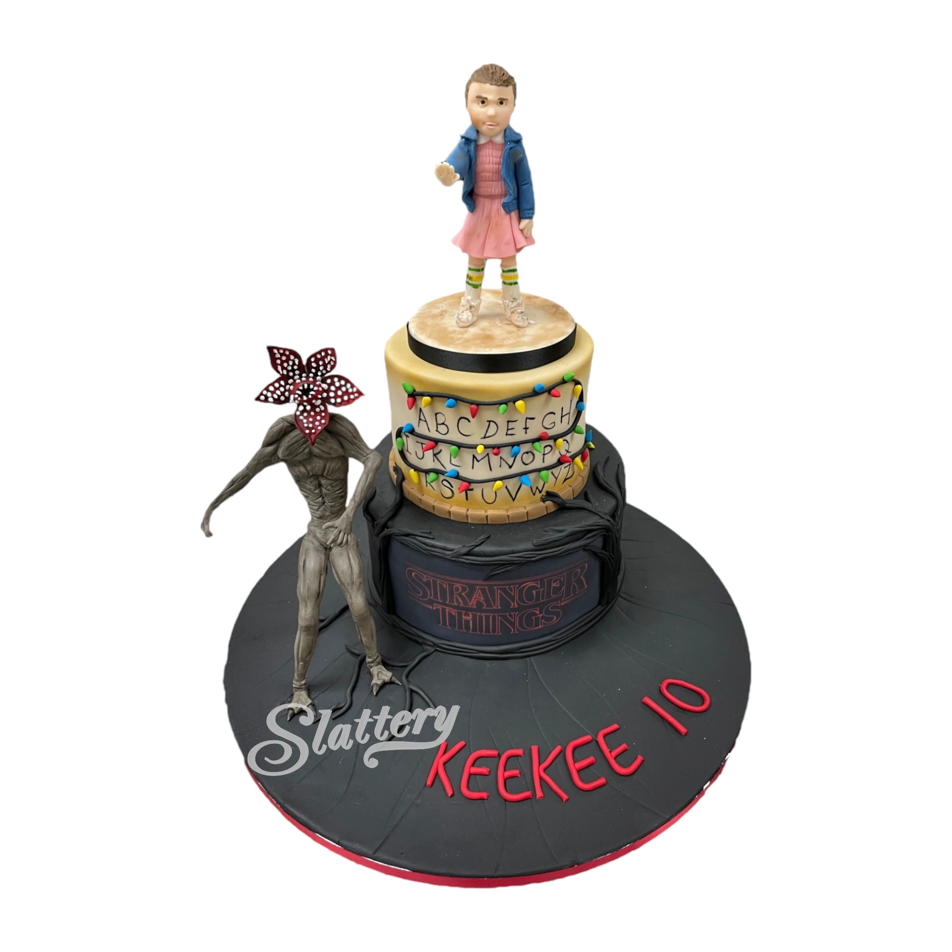 Stranger Things Decorated Cake