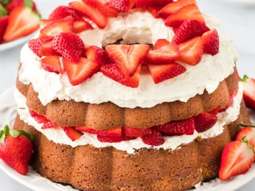 Strawberry Shortcake Decorated Cake