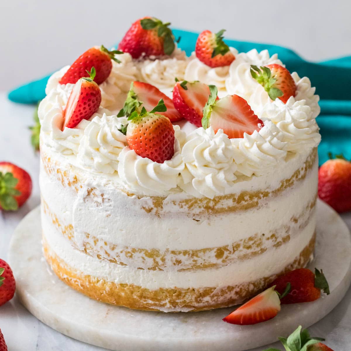 Strawberry Shortcake Decorated Cake