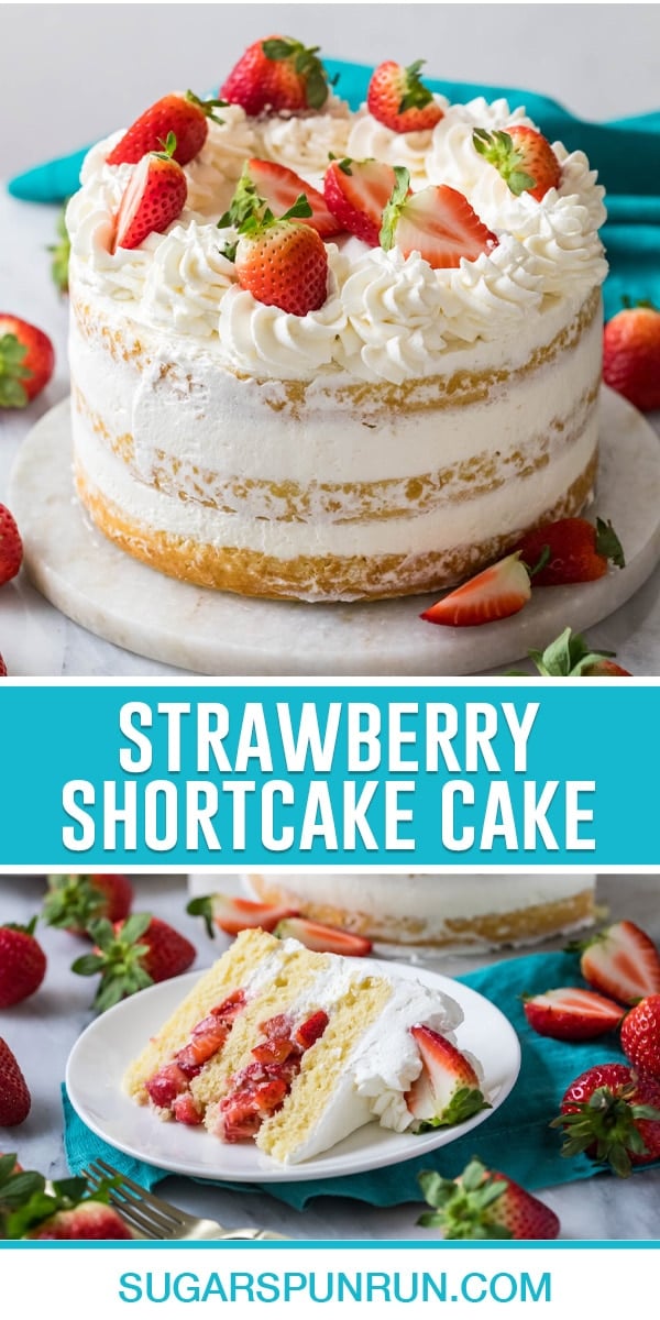 Strawberry Shortcake Decorated Cake