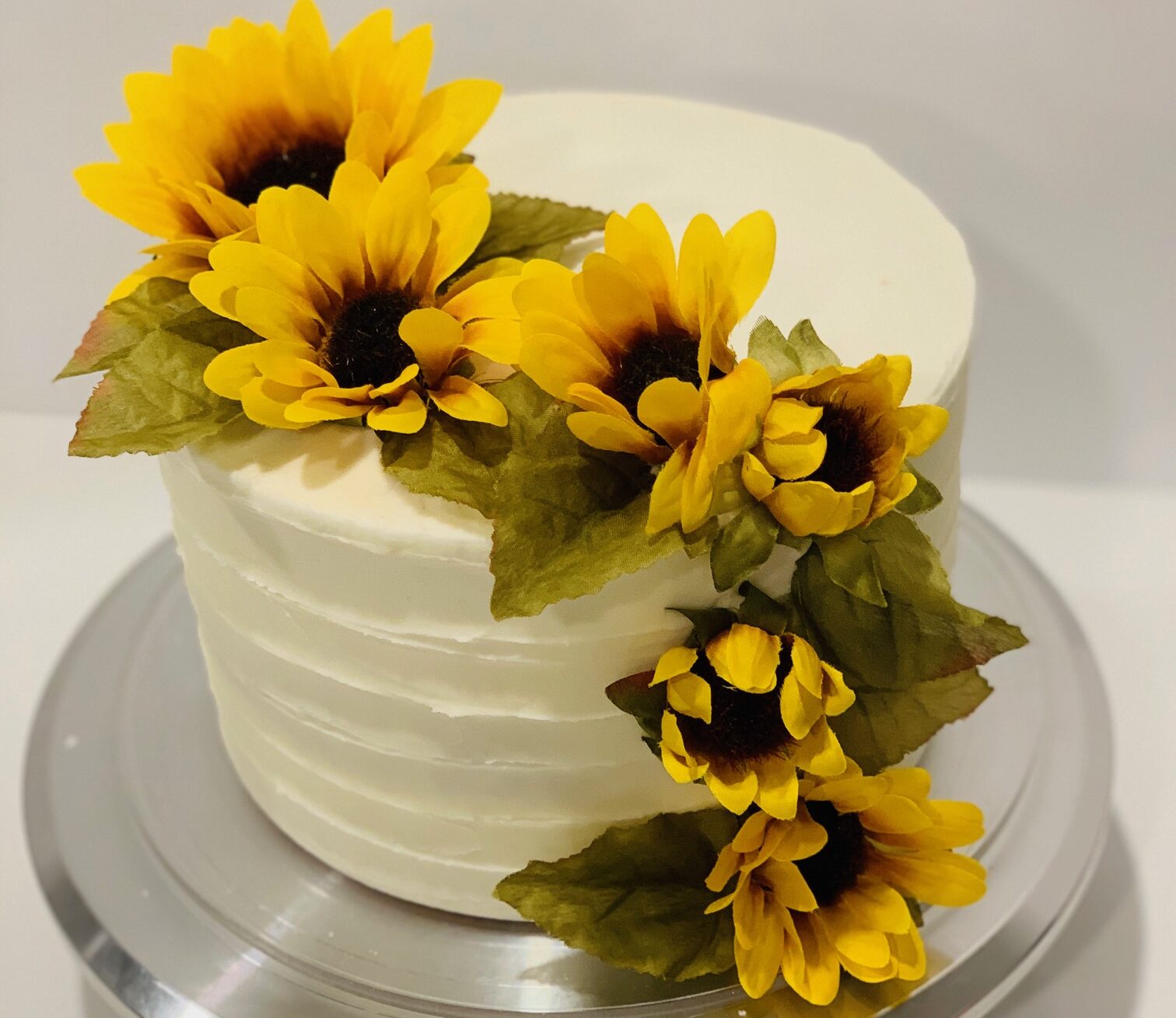 Sunflower Decorated Cake