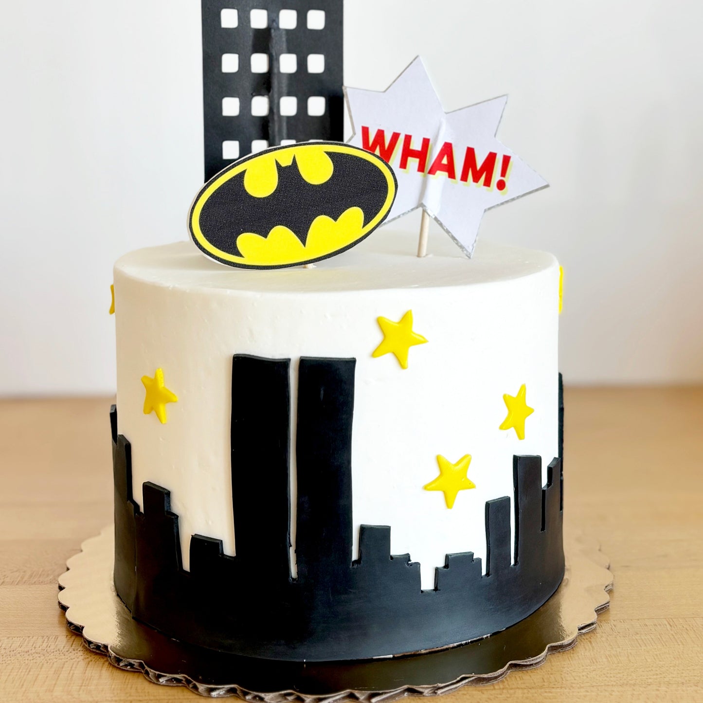 Decorated Super Heroes Cake