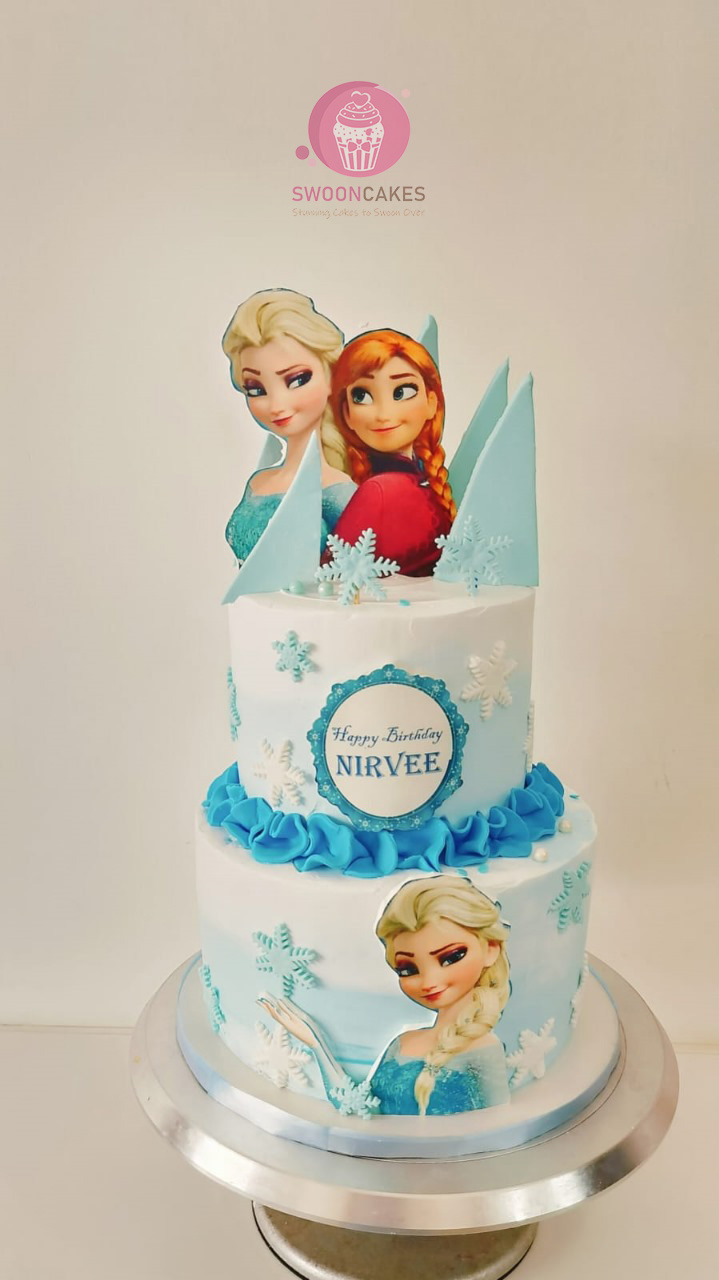 Frozen Decorated Cake