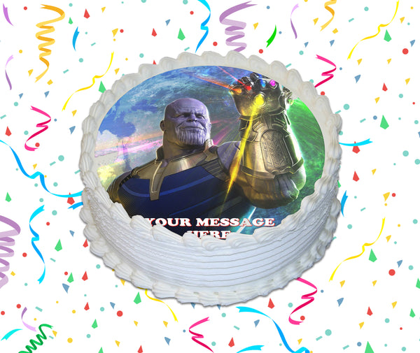 Thanos Decorated Cake