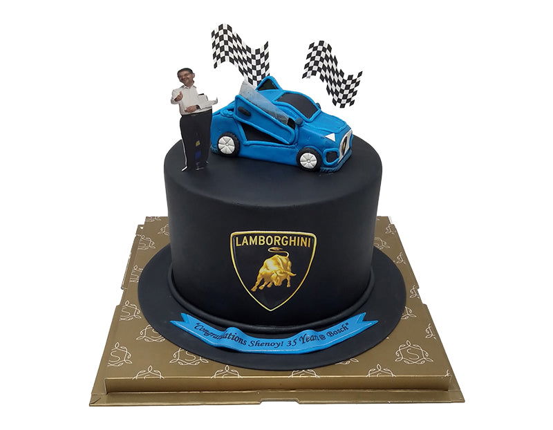 Lamborghini Decorated Cake