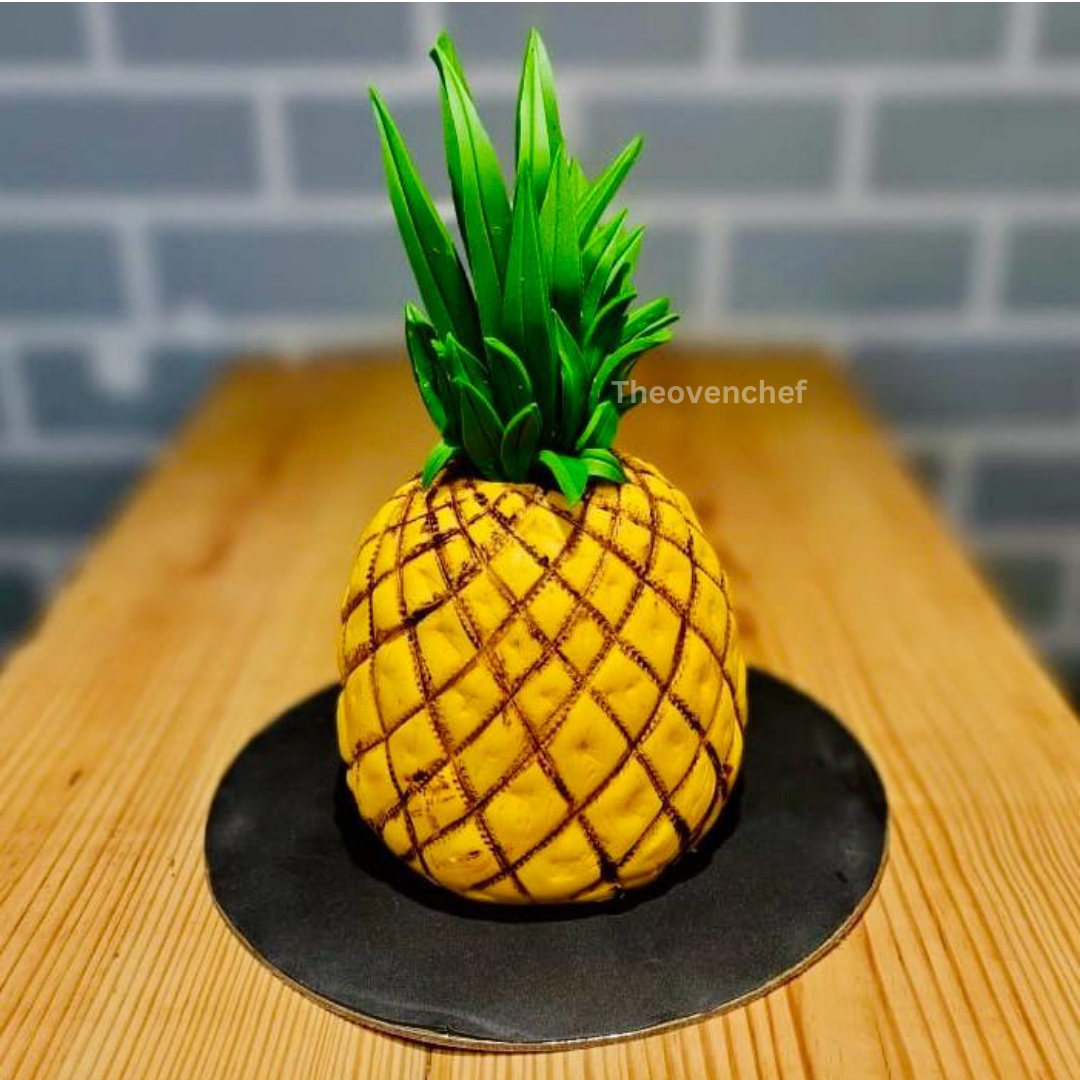 Decorated Pineapple Cake