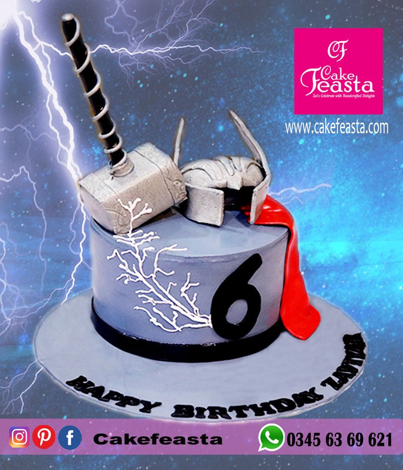 Thor Decorated Cake