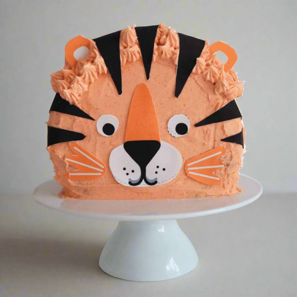 Tiger Decorated Cake