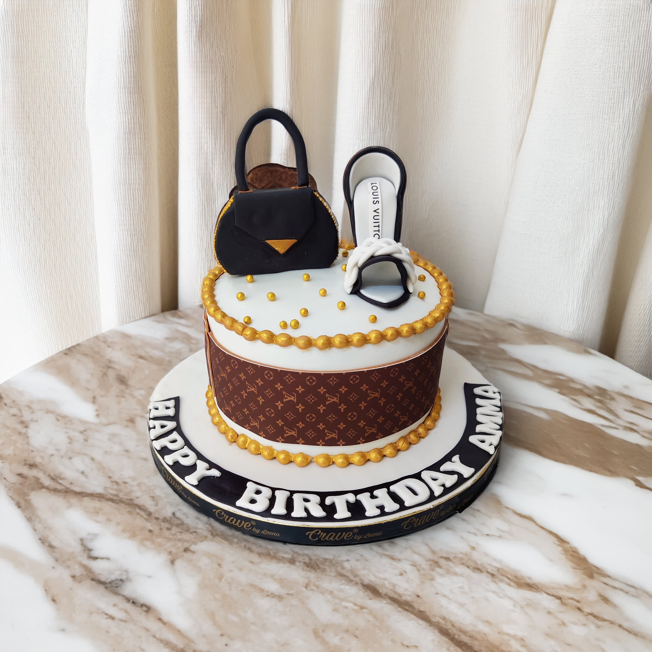 Louis Vuitton Decorated Cake