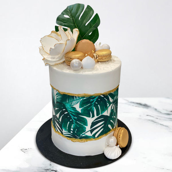 Tropical Decorated Cake