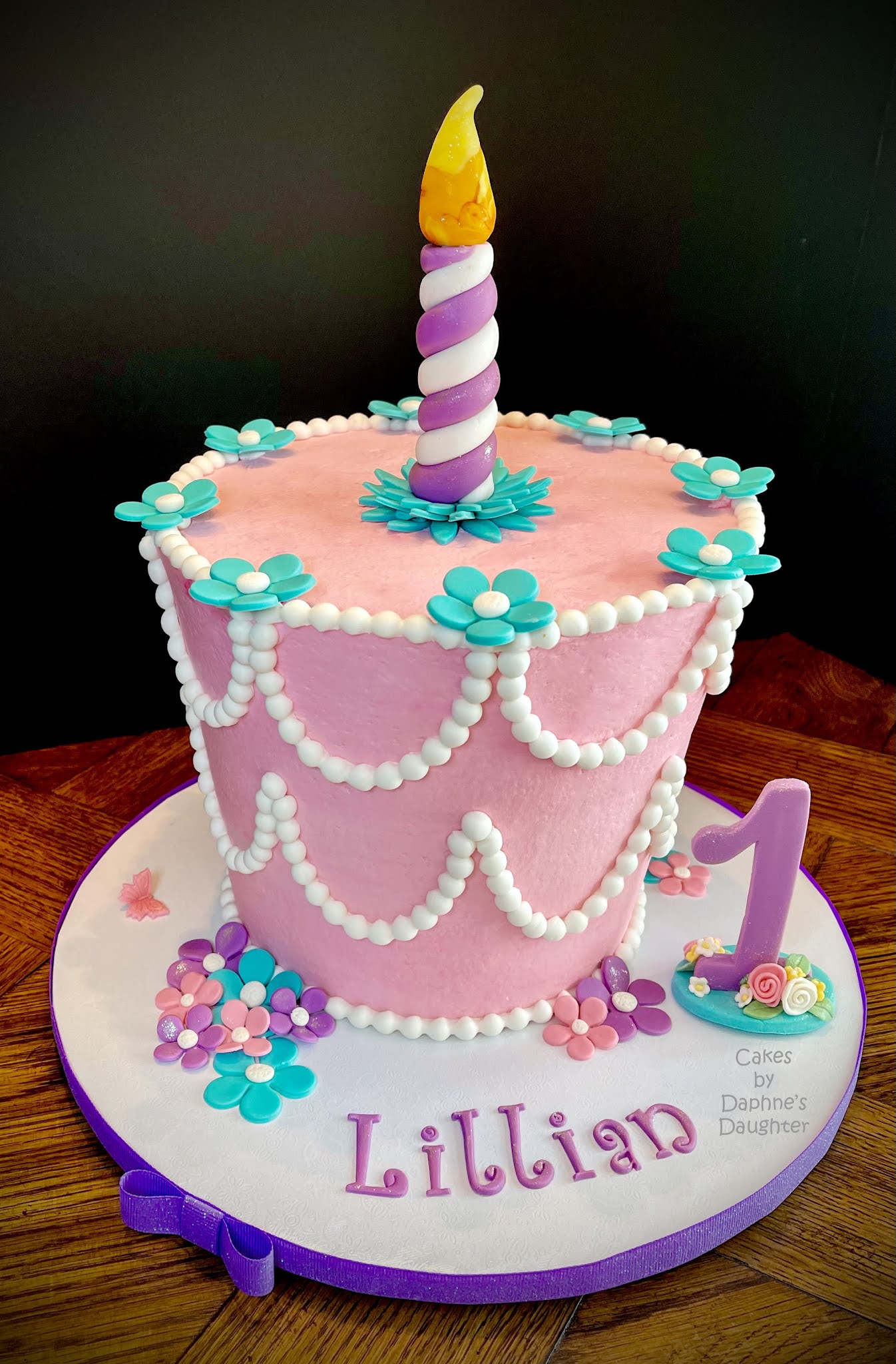 Alice in Wonderland Decorated Cake