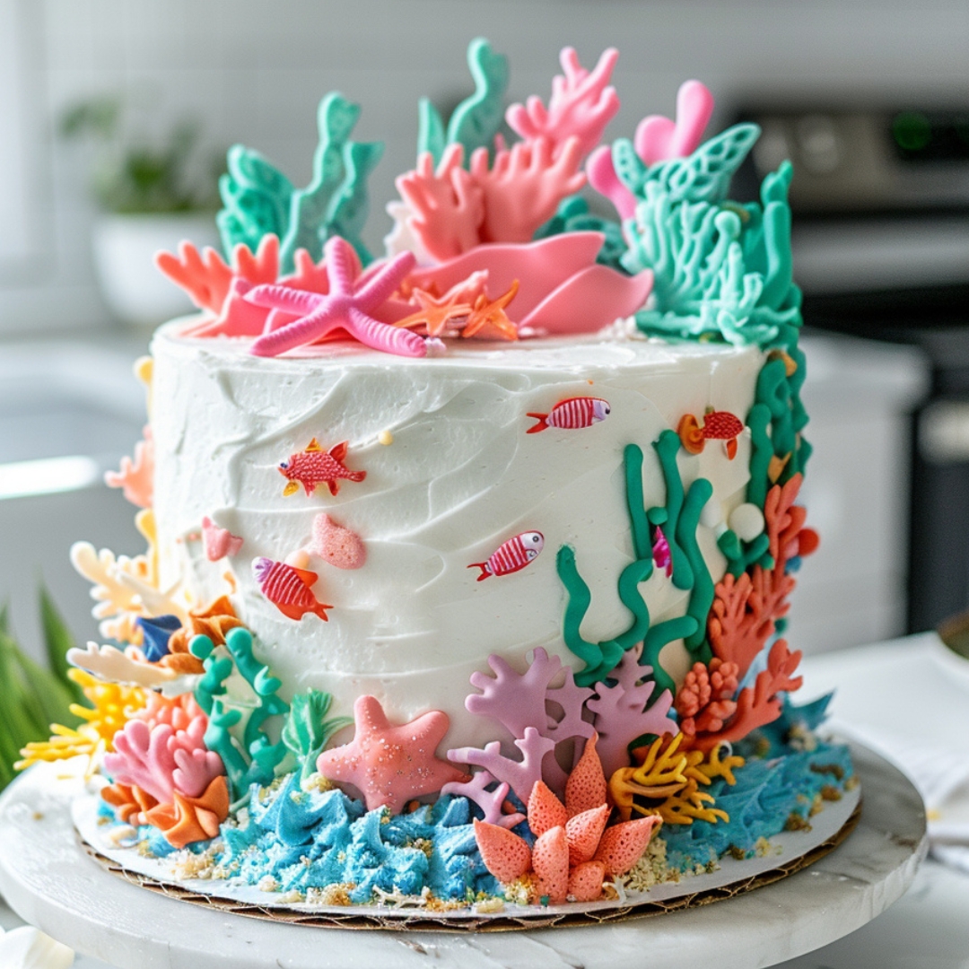 Decorated Sea Cake