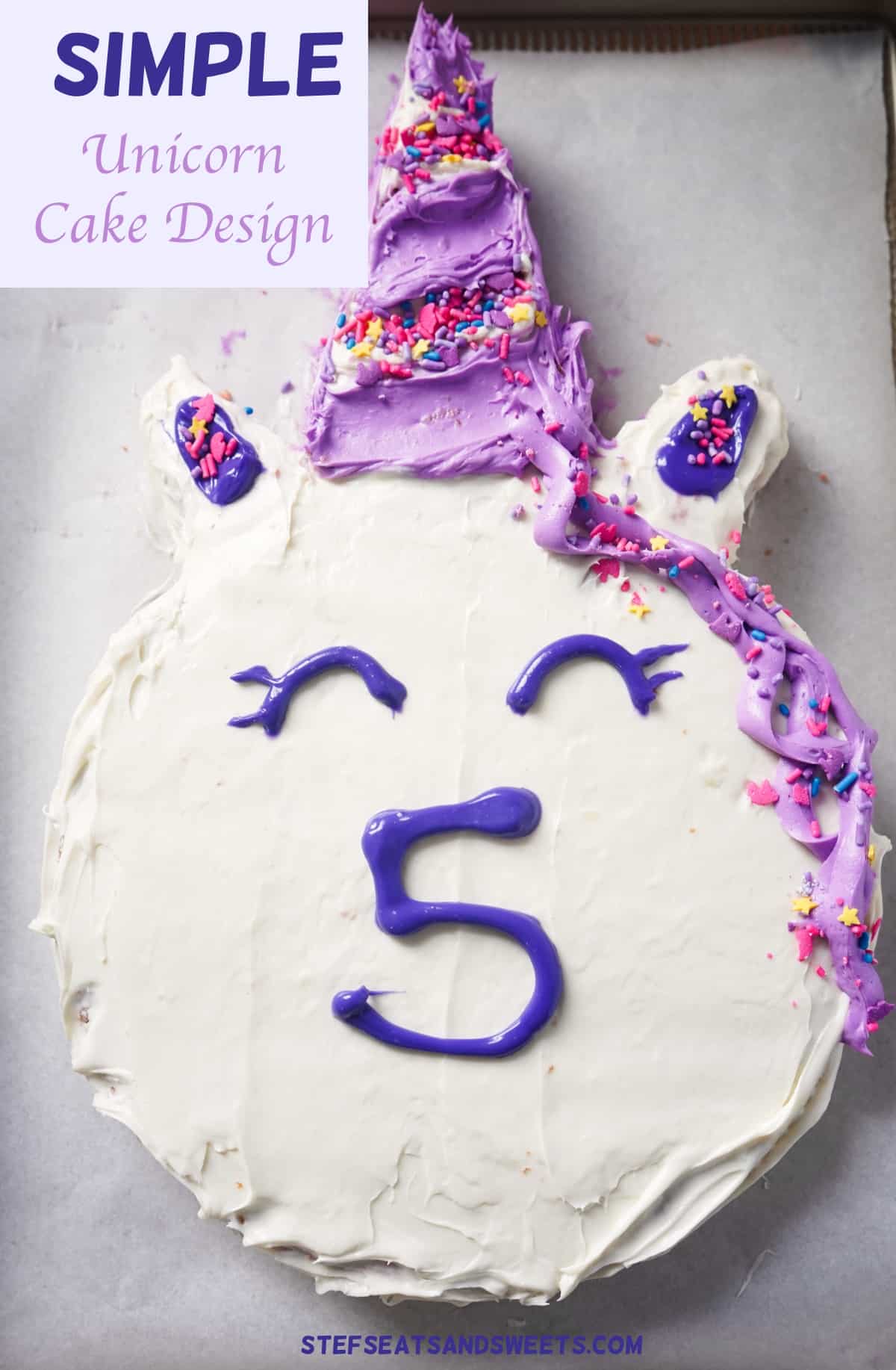 Unicorn Decorated Cake