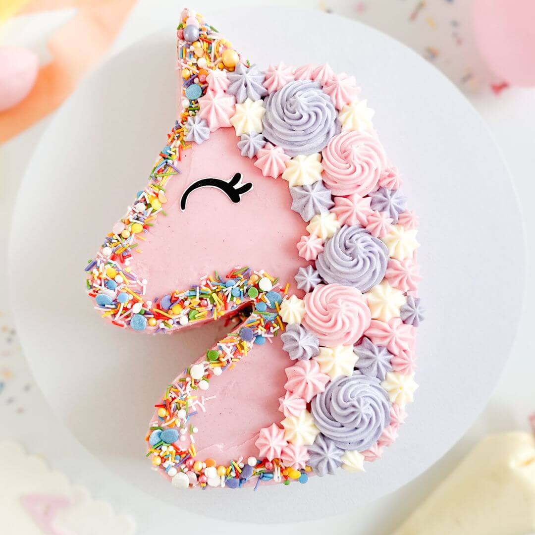 Unicorn Decorated Cake