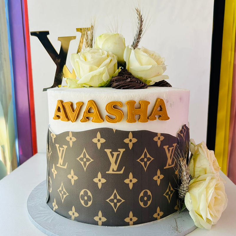 Louis Vuitton Decorated Cake