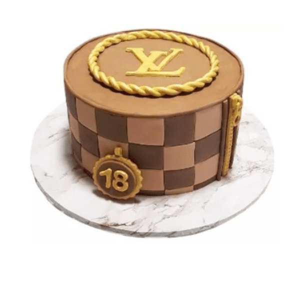 Louis Vuitton Decorated Cake