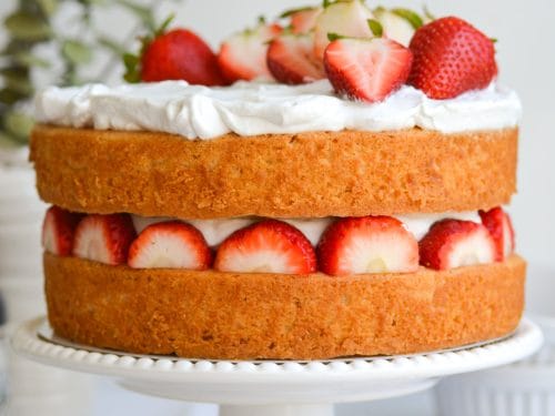 Strawberry Shortcake Decorated Cake