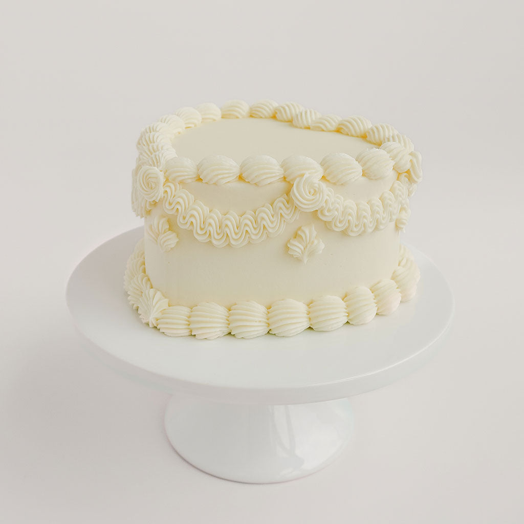 White Decorated Cake