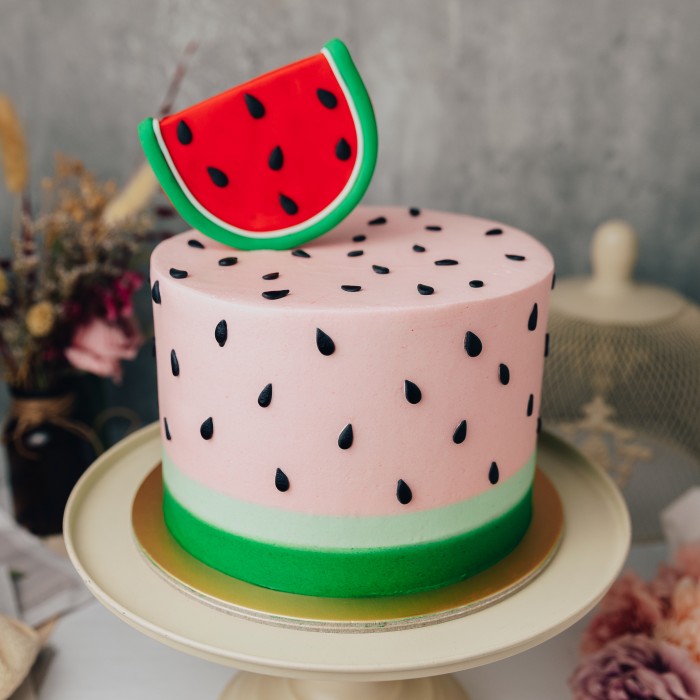 Watermelon Decorated Cake