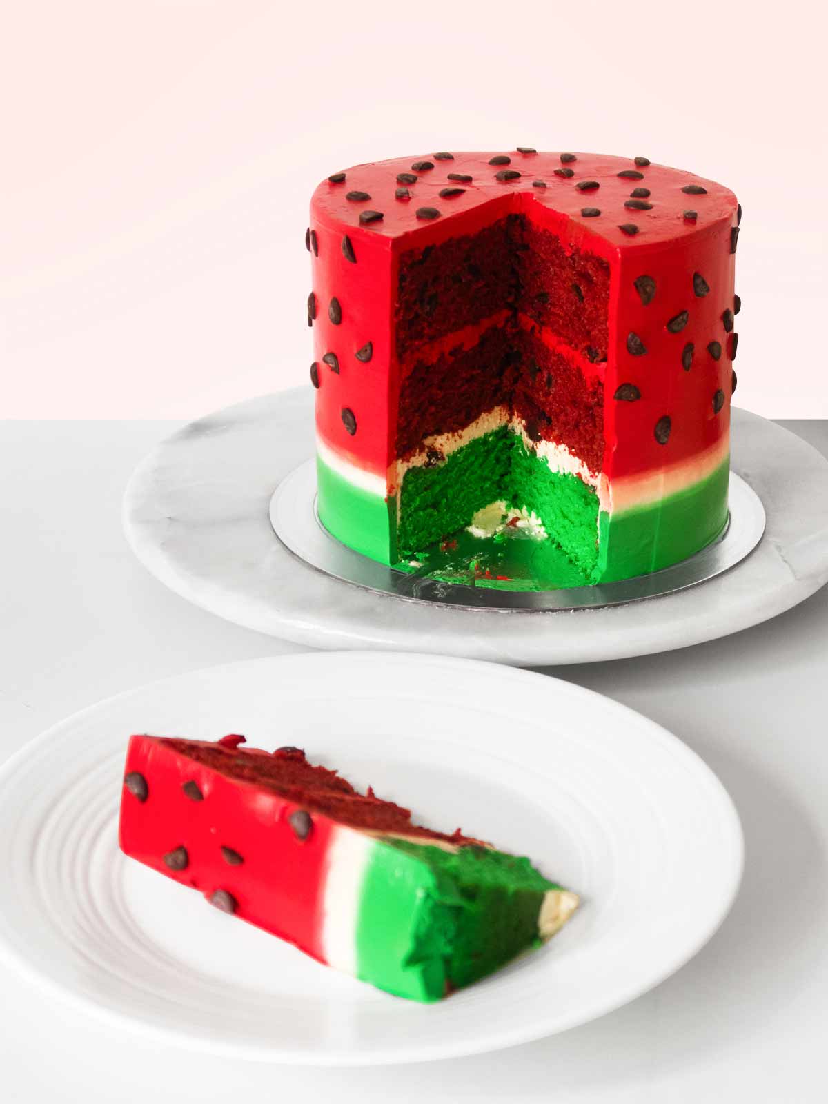 Watermelon Decorated Cake