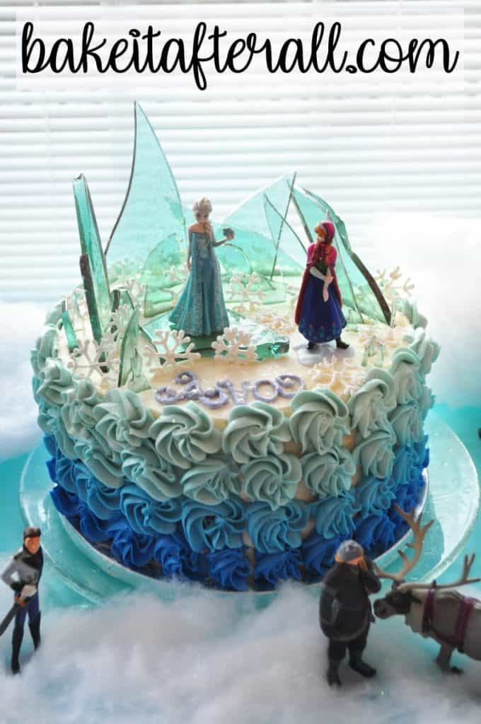 Frozen Decorated Cake