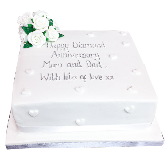 Diamond Decorated Cake