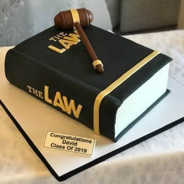 Lawyer Decorated Cake