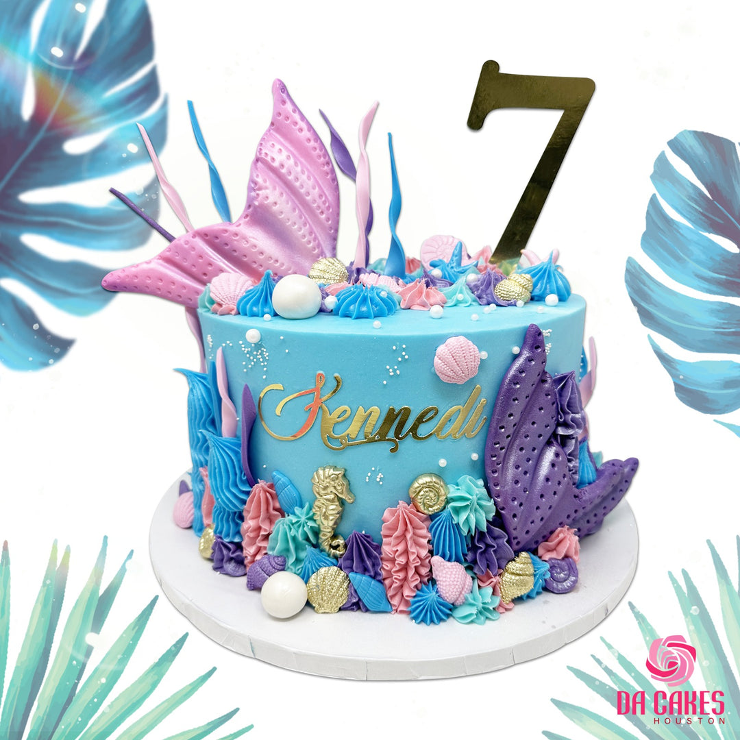 Mermaid Decorated Cake