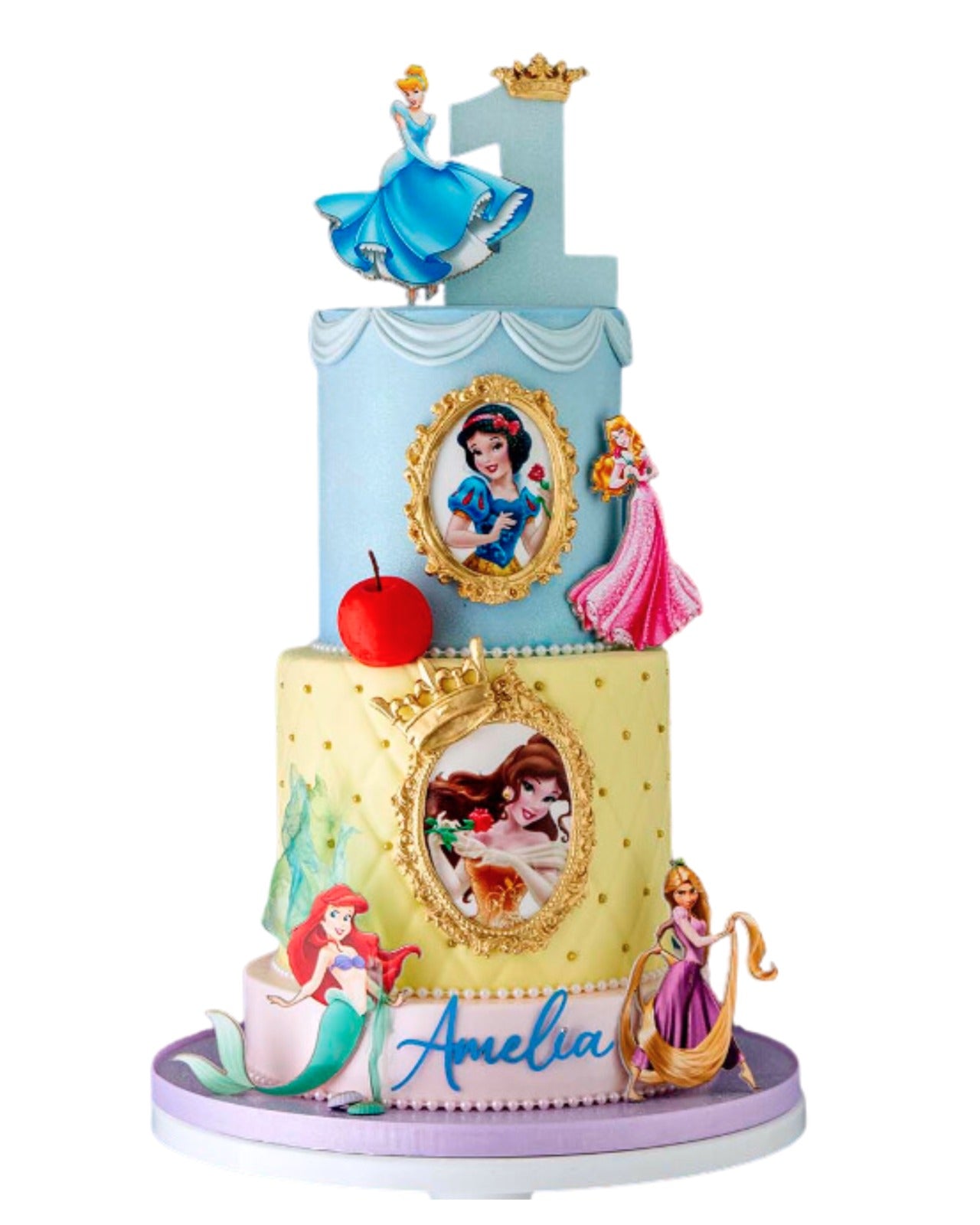 Disney Princess Decorated Cake