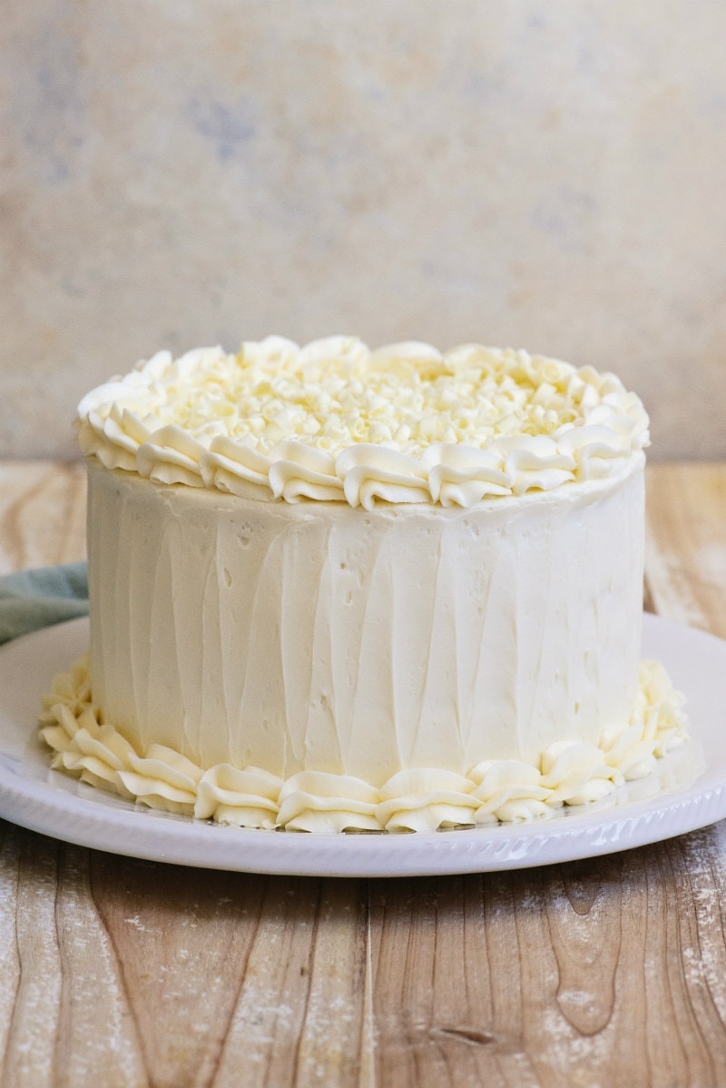 White Decorated Cake