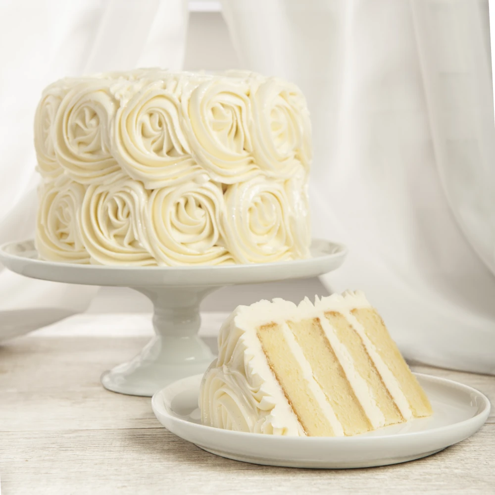 White Decorated Cake