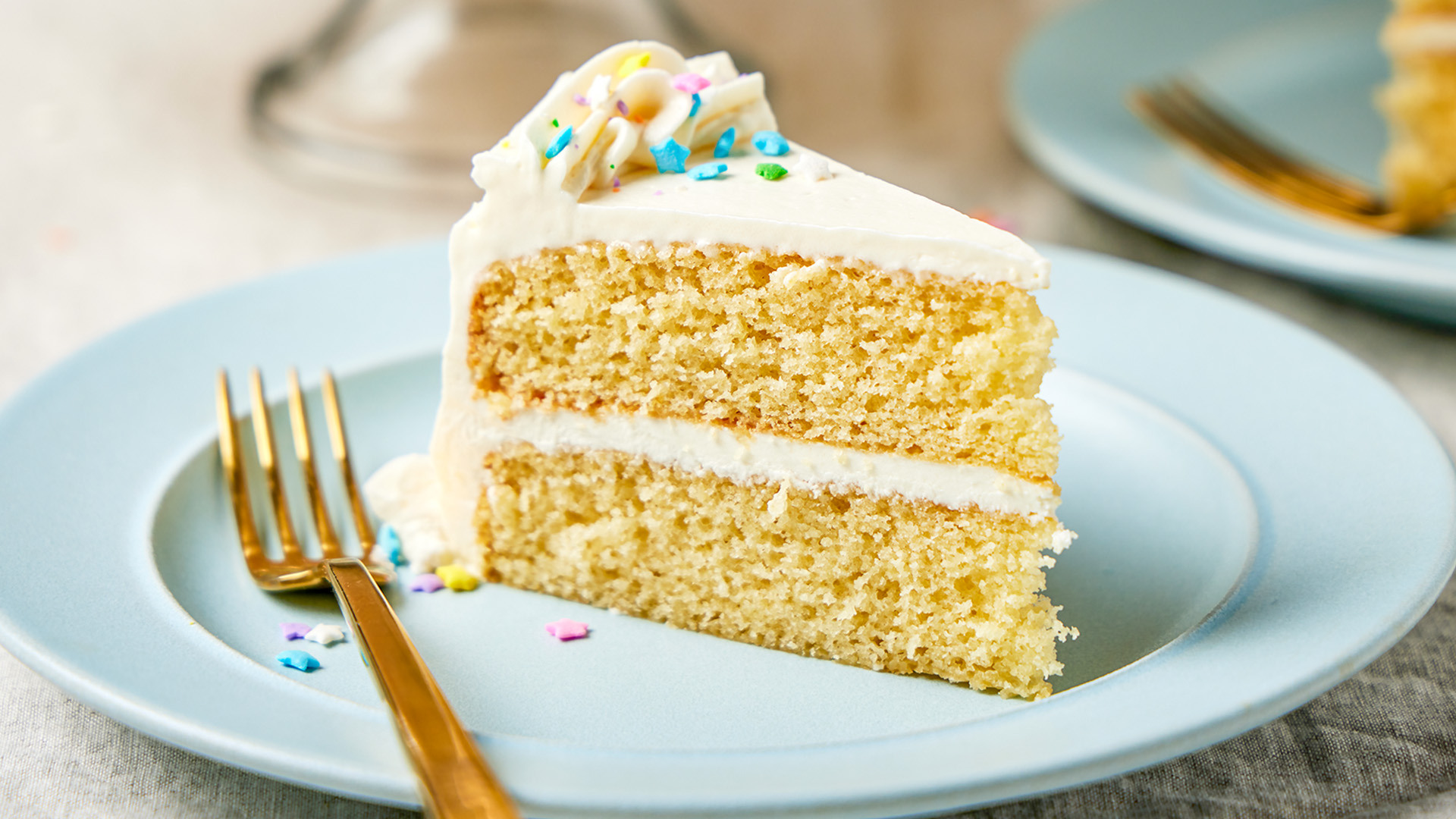 Yellow Decorated Cake