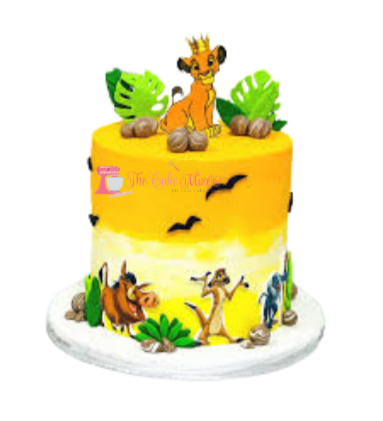 Lion King Decorated Cake