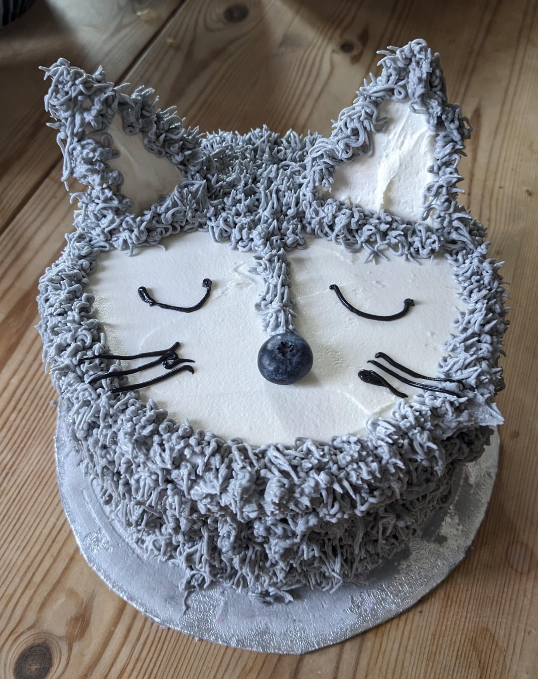 Wolf Decorated Cake