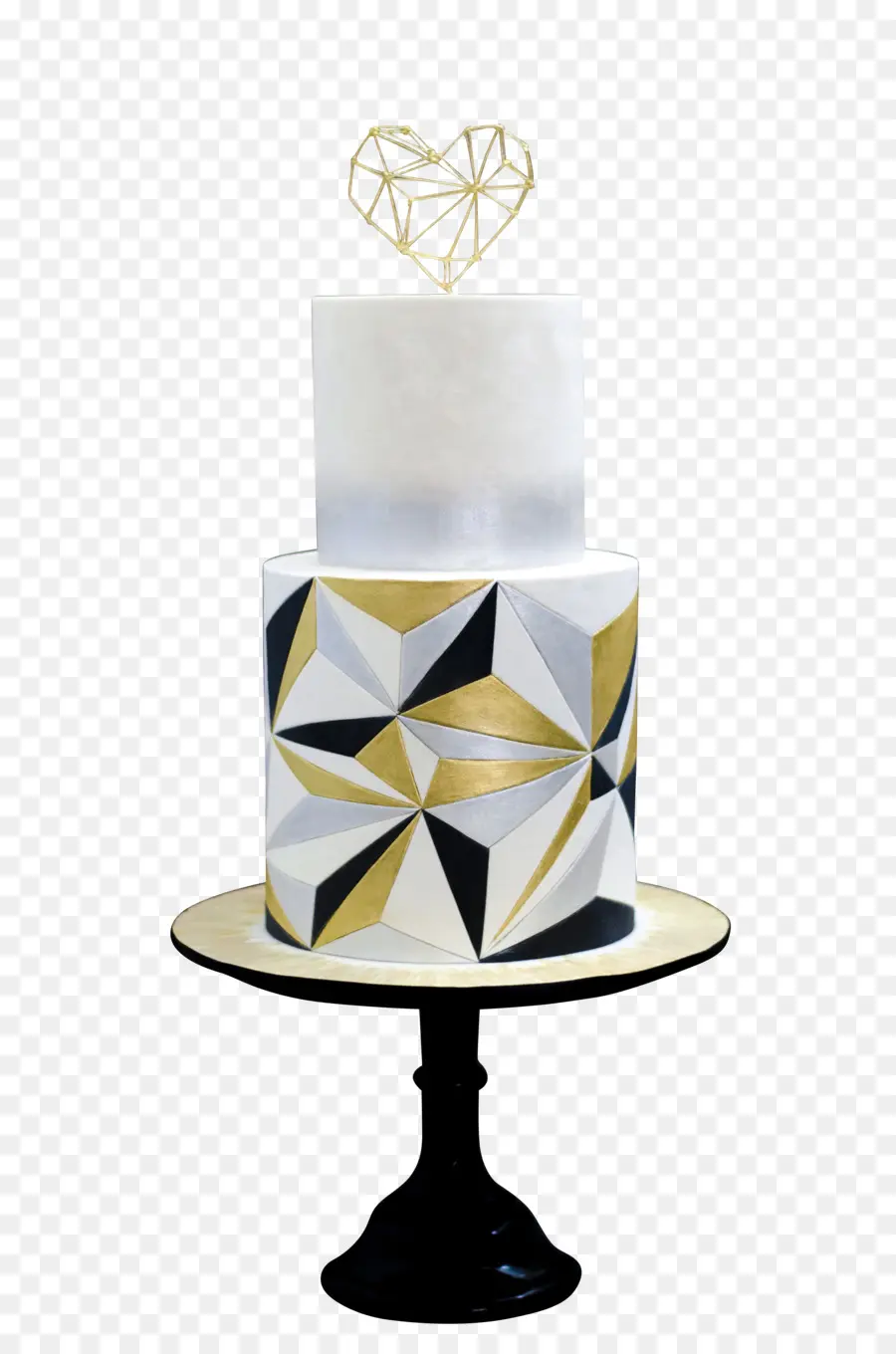 Geometric Decorated Cake