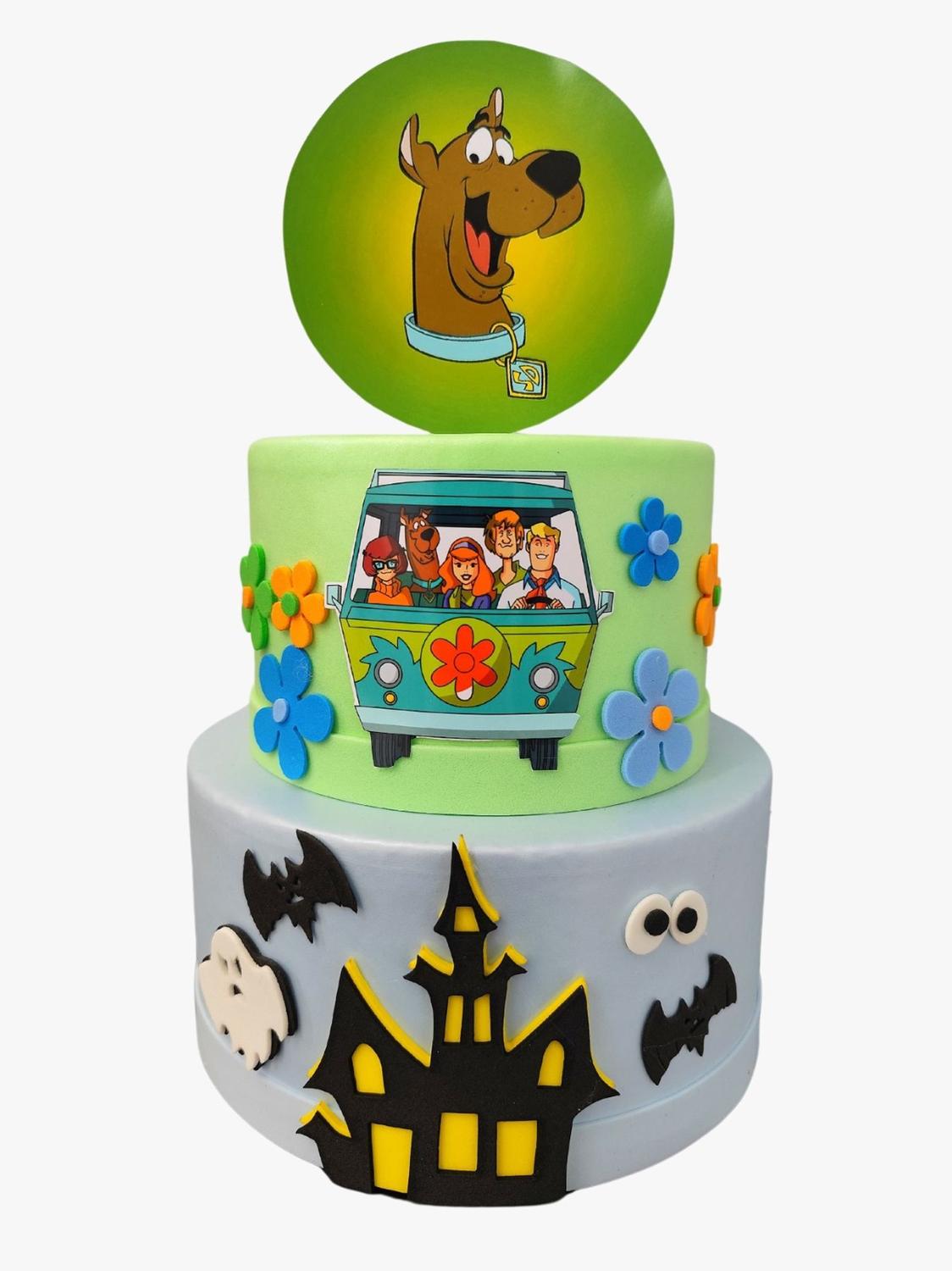 Decorated Scooby Doo Cake