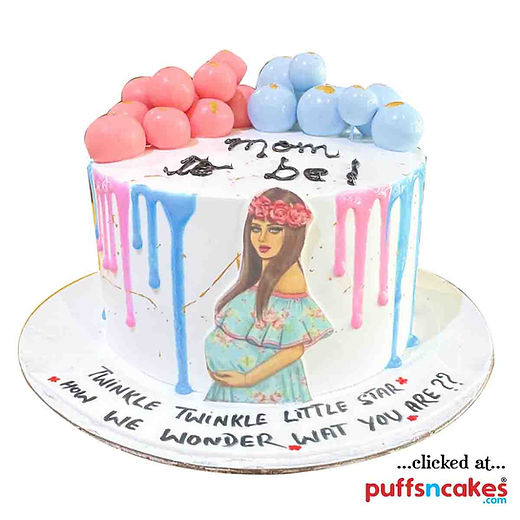 Pregnancy Decorated Cake