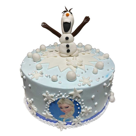 Olaf Decorated Cake